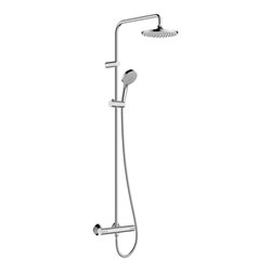 hansgrohe Pip 200 EcoSm. + Vernis Blend m Brausethermostat, 1 jet, 5,7 l/min, chrom