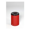 VAR Papierkorb feuersicher Löschkopf, rot