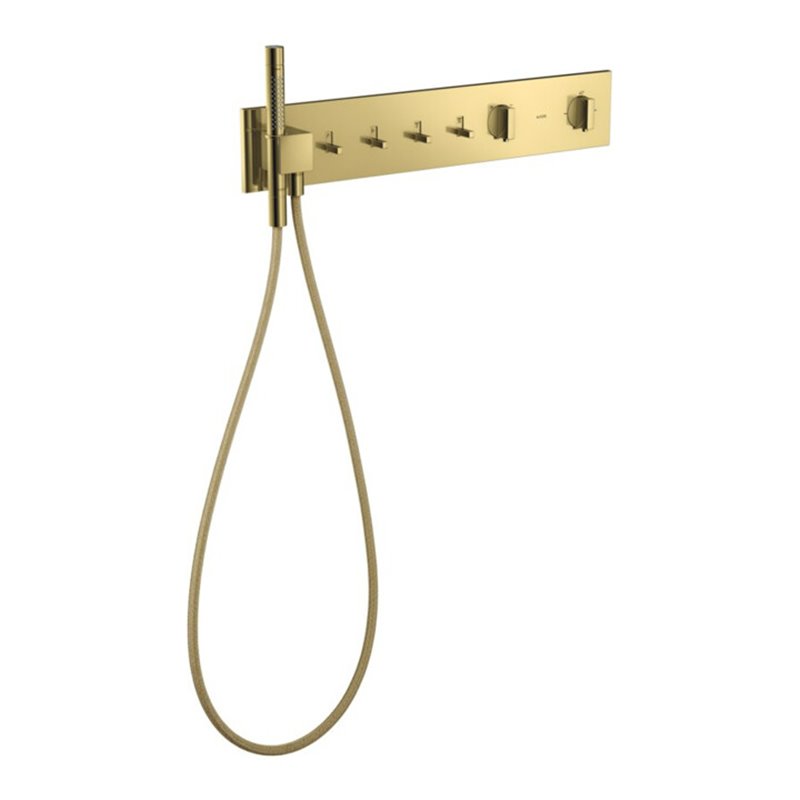 hansgrohe Fertigset ShowerComposition UP-THM, 4 Verbr., polished gold optic