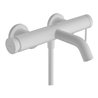 hansgrohe Einhebel-Wannenarmatur Tecturis S AP, mattweiß