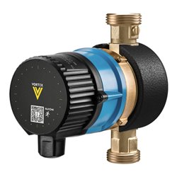 Vortex Trinkwasser-Zirkulationspumpe BWO 155 RW 230 V, m RSV, Vtl., 1' AG, R-Geh.