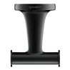 Duravit Handtuchhaken Starck T 6x7,6cm, doppelt, schwarz matt