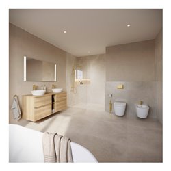 Duravit Betätigungsplatte DuraSystem 21,7x10cm, mech., f WC A1, Gold poliert