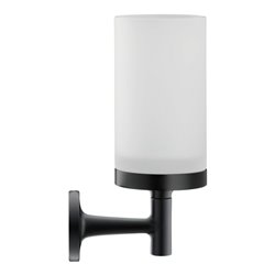 Duravit Glashalter Starck T 6,5x9,8cm, Wandmont., Gl. we m, sw matt