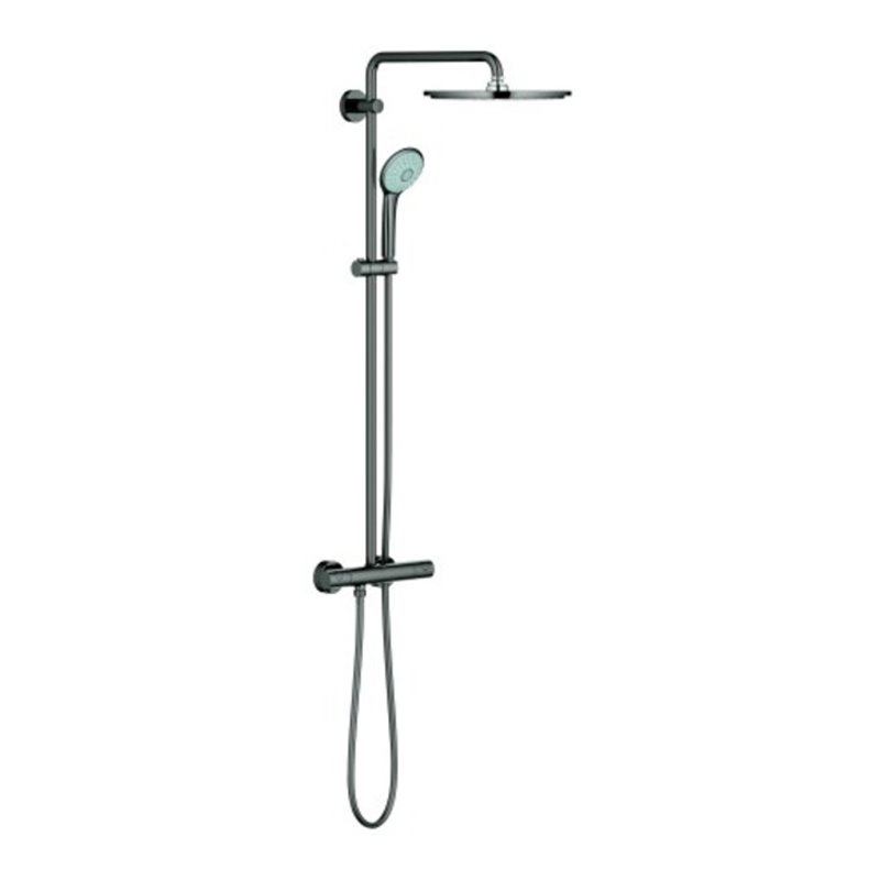 Grohe Duschsystem Euphoria 310 m AP-Thermostat, Wandmontage, hard graphite