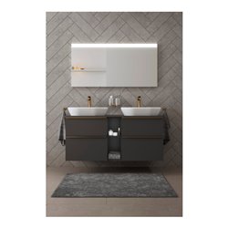 Duravit Glashalter Starck T dopp., Wandmont., Gl. we m, bron geb.