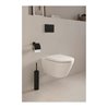 Duravit Papierrollenhalter Starck T 12,5x8,3cm, mit Deckel, schwarz matt