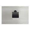 Duravit Papierrollenhalter Starck T 12,5x8,3cm, mit Deckel, schwarz matt