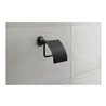 Duravit Papierrollenhalter Starck T 12,5x8,3cm, mit Deckel, schwarz matt
