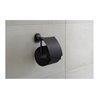 Duravit Papierrollenhalter Starck T 12,5x8,3cm, mit Deckel, schwarz matt