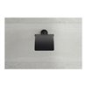 Duravit Papierrollenhalter Starck T 12,5x8,3cm, mit Deckel, schwarz matt