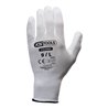 KS Tools Mikro-Feinstrickhandschuhe-weiß, 12 Paar
