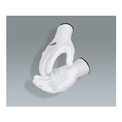 KS Tools Mikro-Feinstrickhandschuhe-weiß, 12 Paar