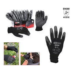 KS Tools Mikro-Feinstrickhandschuhe, schwarz