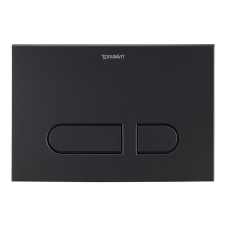 Duravit Betätigungsplatte DuraSystem 21,7x14,7cm, mech., f WC A1, sw matt