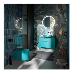 Duravit Betätigungsplatte DuraSystem 21,7x14,7cm, mech., f WC A1, sw matt