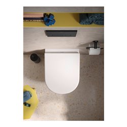 Duravit Betätigungsplatte DuraSystem 21,7x14,7cm, mech., f WC A1, sw matt