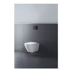 Duravit Betätigungsplatte DuraSystem 21,7x14,7cm, mech., f WC A1, sw matt