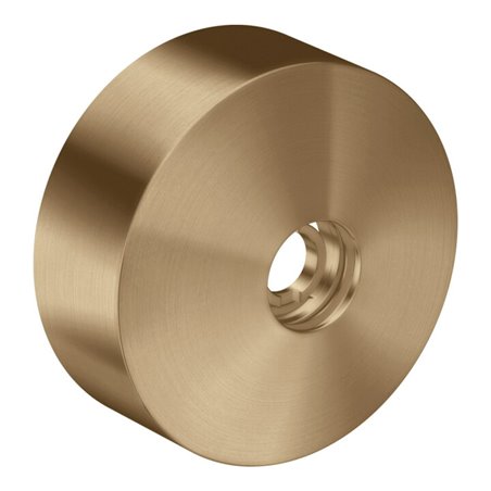hansgrohe Verlängerungsrosette d 80mm, aus Metall, brushed bronze