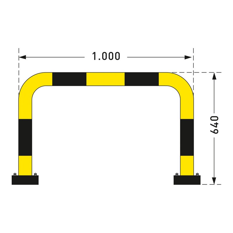 Moravia Rammschutz-Bügel Black Bull SWING für innen zum Aufdübeln 76 mm 3 mm
