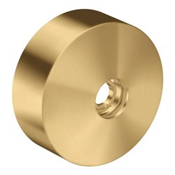 hansgrohe Verlängerungsrosette d 80mm, aus Metall, brushed gold optic