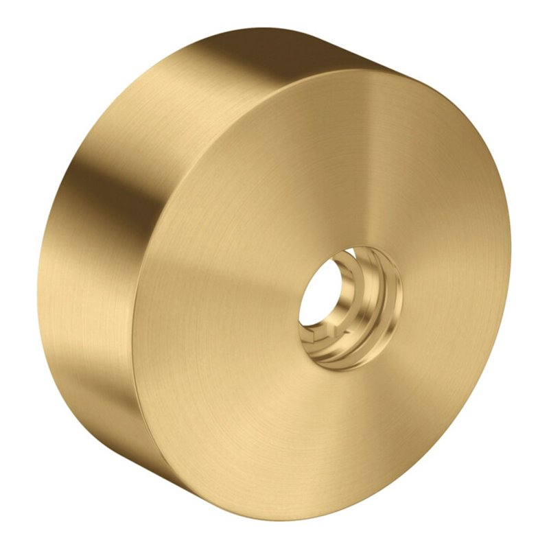 hansgrohe Verlängerungsrosette d 80mm, aus Metall, brushed gold optic