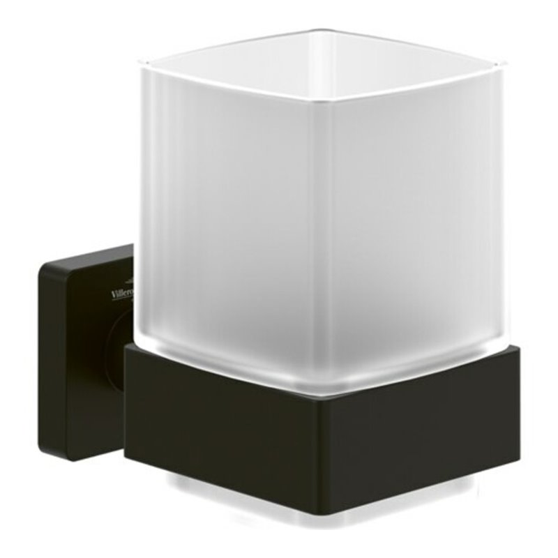 V&B Glashalter Elements Striking 99x100x123mm, Glas satiniert, matt black