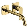 hansgrohe Fertigset Axor Citterio M UP-Waschtisch-Einhebelmischer, A 227mm, m Ros, pol. gol opt