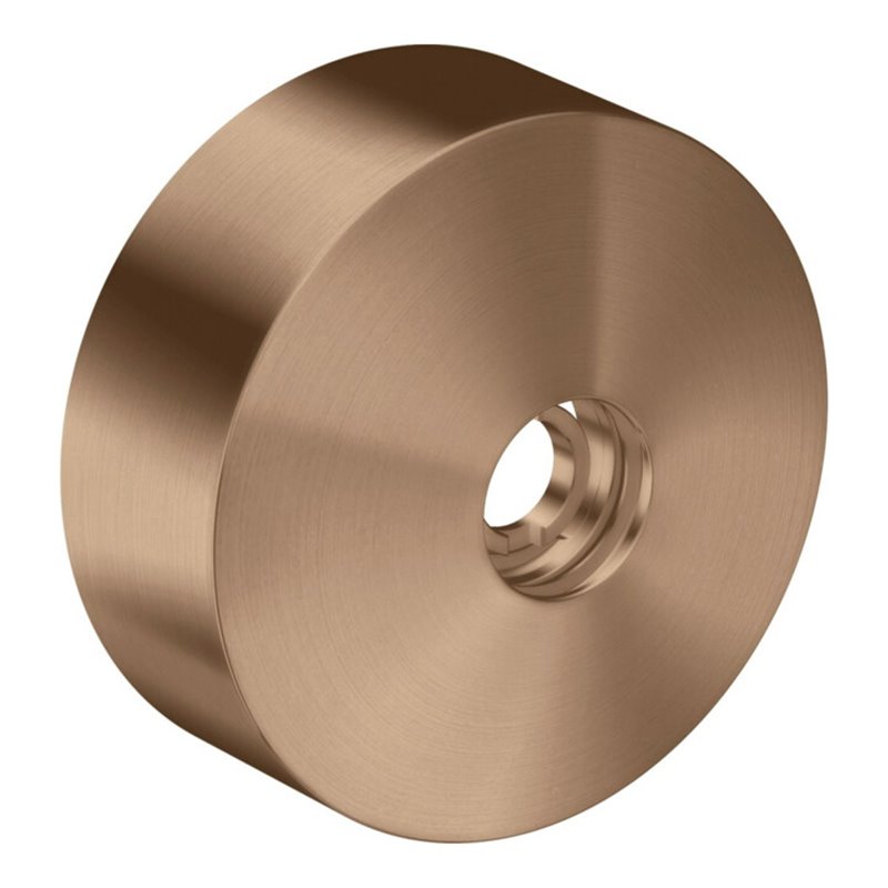 hansgrohe Verlängerungsrosette d 80mm, aus Metall, brushed red gold