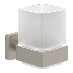 V&B Glashalter Elements Striking 99x100x123mm, Gl. sat., brush. ni. black