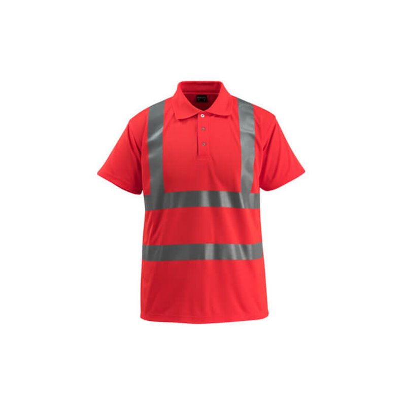Mascot Bowen Polo-shirt hi-vis rot
