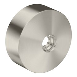 hansgrohe Verlängerungsrosette d 80mm, aus Metall, Edelstahl-Optik