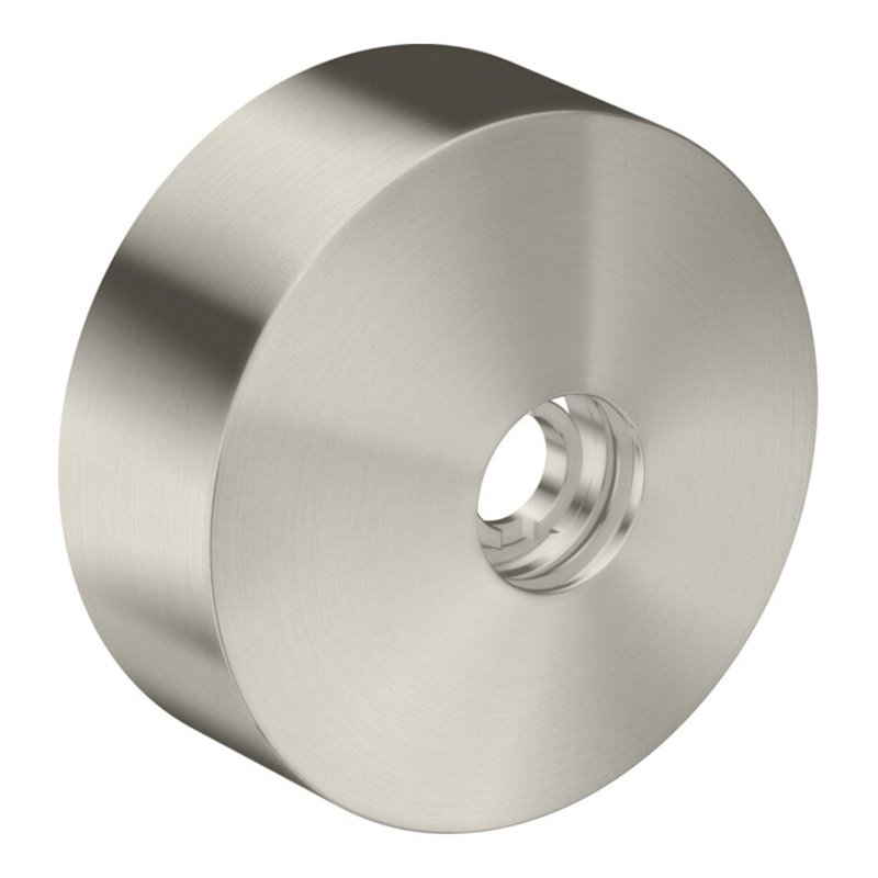 hansgrohe Verlängerungsrosette d 80mm, aus Metall, Edelstahl-Optik