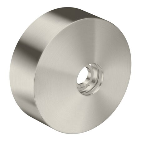 hansgrohe Verlängerungsrosette d 80mm, aus Metall, Edelstahl-Optik