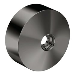 hansgrohe Verlängerungsrosette d 80mm, a Metall, polished black chrome