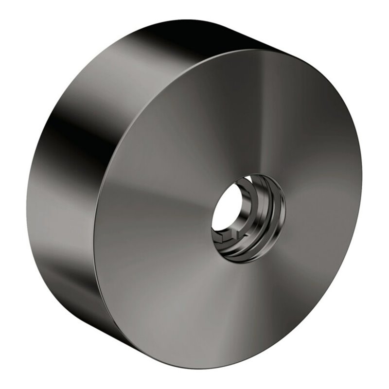 hansgrohe Verlängerungsrosette d 80mm, a Metall, polished black chrome