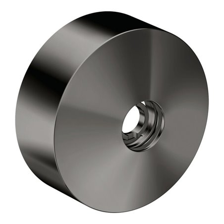 hansgrohe Verlängerungsrosette d 80mm, a Metall, polished black chrome