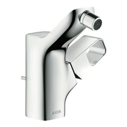 hansgrohe Bidet-Einhebelmischer Axor Urquiola Ausl. 104mm, m Zugst.Abl.Gar., brush. br