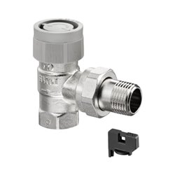 Oventrop Thermostatventil Baureihe AQH Eck, DN 15, R 1/2, Rp 1/2