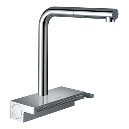 hansgrohe Spültisch-Einhebelmischer 250 Aquno Select M81 mit Ausziehbrause, 2jet, chrom