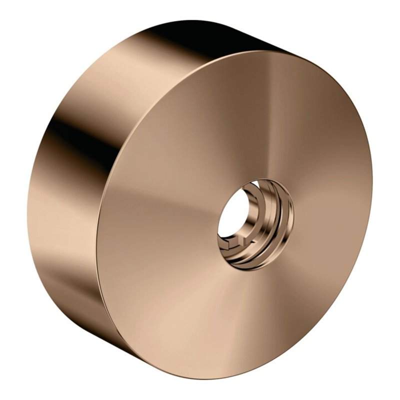 hansgrohe Verlängerungsrosette d 80mm, aus Metall, polished red gold