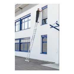 MUNK Aluminium-Schiebeleiter 2-teilig mit Standard-Traverse