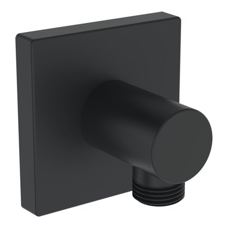 Hansa Wandanschlussbogen G 1/2, DN 15, Wandmontage, mattschwarz