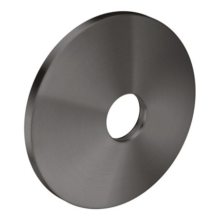 hansgrohe Verlängerungsrosette d 90mm, aus Metall, brushed black chrome