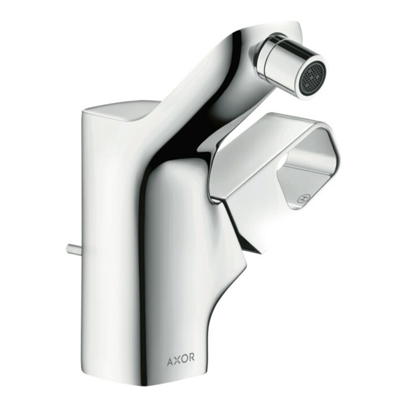 hansgrohe Bidet-Einhebelmischer Axor Urquiola A 104mm, m Zugst.Abl.Gar., brush. r gol