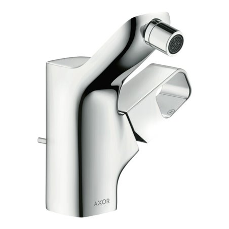 hansgrohe Bidet-Einhebelmischer Axor Urquiola A 104mm, m Zugst.Abl.Gar., brush. r gol