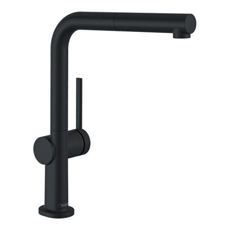 hansgrohe Spültisch-Einhebelmischer 270 Talis M54 EcoSmart m Ausz.-Ausl., 1j, 4,9 l/m., mattschwarz