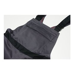 Planam Latzhose Weld Shield grau/schwarz