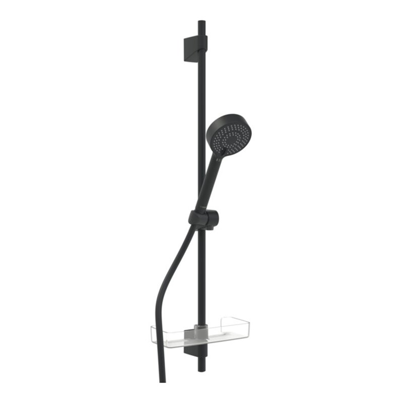 Hansa Brausestangen-Set HANSABASICJET 960mm, HB 3-strg., Schale, sw ma, d 18mm