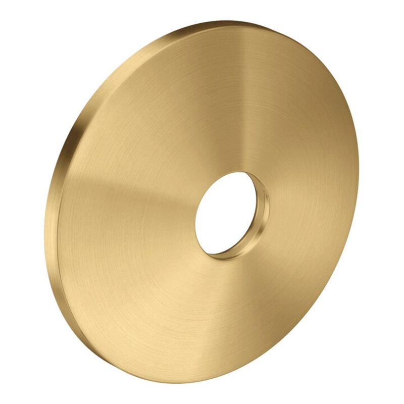 hansgrohe Verlängerungsrosette d 90mm, aus Metall, brushed gold optic